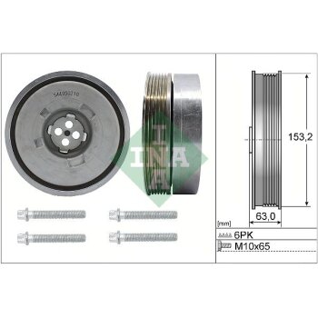 Schaeffler INA Riemenscheibensatz, Kurbelwelle 544 0502...