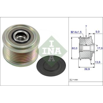 Schaeffler INA Generatorfreilauf 535 0215 10 - 535021510...