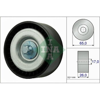 Schaeffler INA Umlenk-/Führungsrolle,...