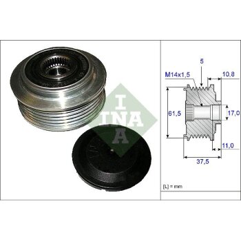 Schaeffler INA Generatorfreilauf 535 0107 10 - 535010710...