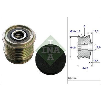 Schaeffler INA Generatorfreilauf 535 0130 10 - 535013010...