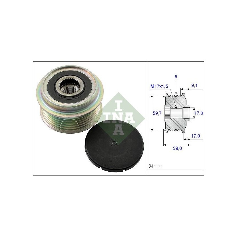 Schaeffler INA Generatorfreilauf 535 0133 10 - 535013310 für F002G9C350