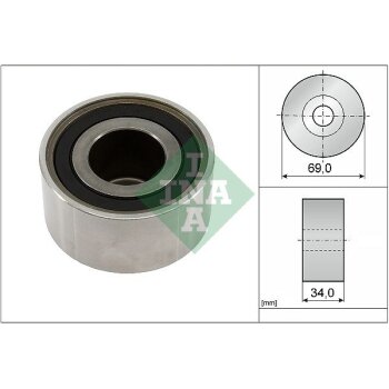 Schaeffler INA Umlenk-/Führungsrolle, Zahnriemen 532...