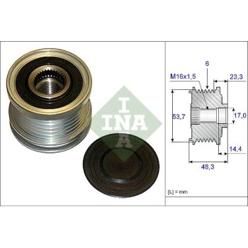 Schaeffler INA Generatorfreilauf 535 0204 10 - 535020410...