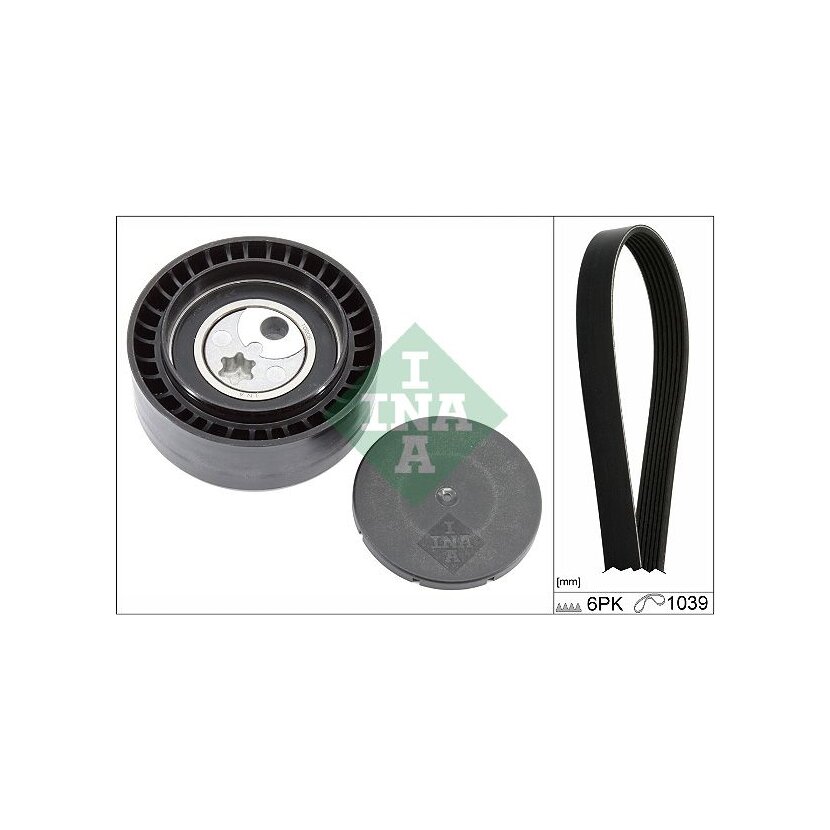 Schaeffler INA Keilrippenriemensatz 529 0411 10 - 529041110 für 21801-0410560