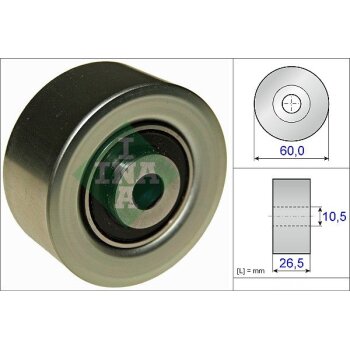 Schaeffler INA Umlenk-/Führungsrolle,...