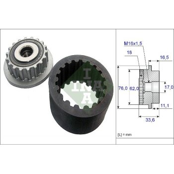 Schaeffler INA Flexible Kupplungsmuffe-Satz 535 0186 10 -...