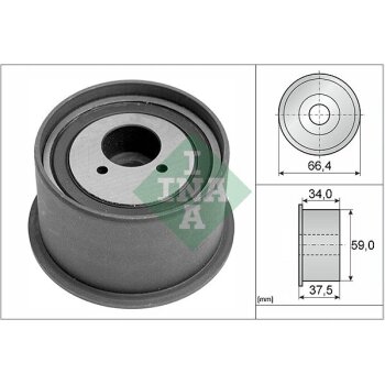 Schaeffler INA Umlenk-/Führungsrolle, Zahnriemen 532...
