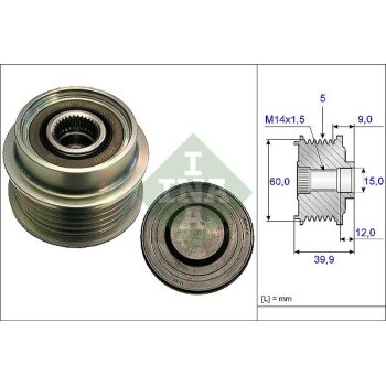 Schaeffler INA Generatorfreilauf 535 0180 10 - 535018010...