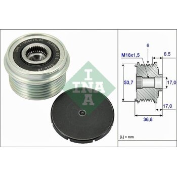 Schaeffler INA Generatorfreilauf 535 0074 10 - 535007410...