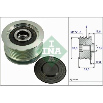 Schaeffler INA Generatorfreilauf 535 0267 10 - 535026710...