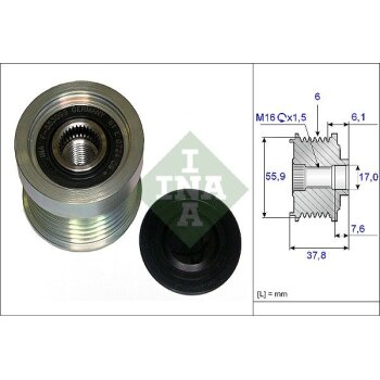 Schaeffler INA Generatorfreilauf 535 0072 10 - 535007210...