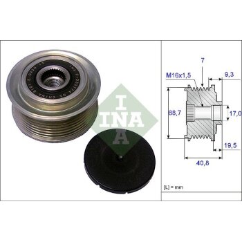 Schaeffler INA Generatorfreilauf 535 0079 10 - 535007910...