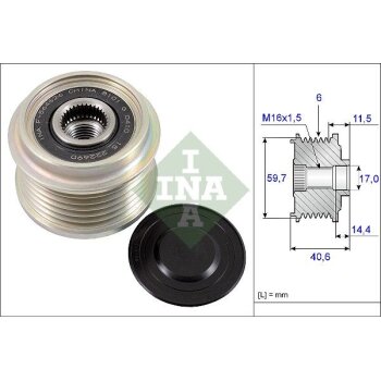 Schaeffler INA Generatorfreilauf 535 0227 10 - 535022710...