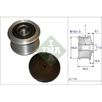 Schaeffler INA Generatorfreilauf 535 0142 10 - 535014210...