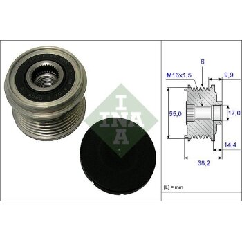 Schaeffler INA Generatorfreilauf 535 0216 10 - 535021610...