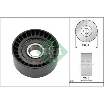 Schaeffler INA Umlenk-/Führungsrolle,...
