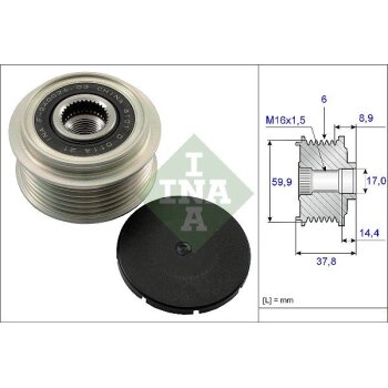 Schaeffler INA Generatorfreilauf 535 0135 10 - 535013510...