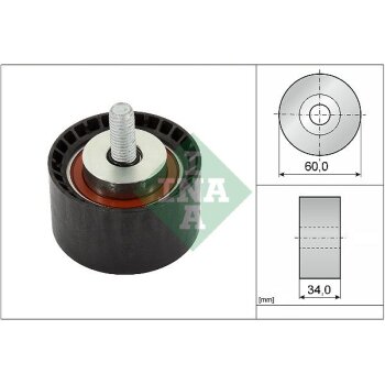 Schaeffler INA Umlenk-/Führungsrolle, Zahnriemen 532...