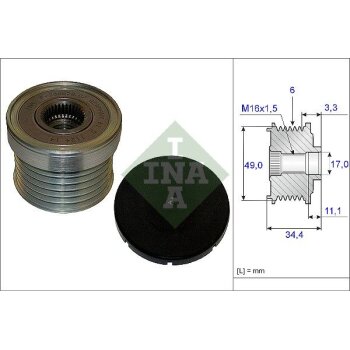 Schaeffler INA Generatorfreilauf 535 0183 10 - 535018310...