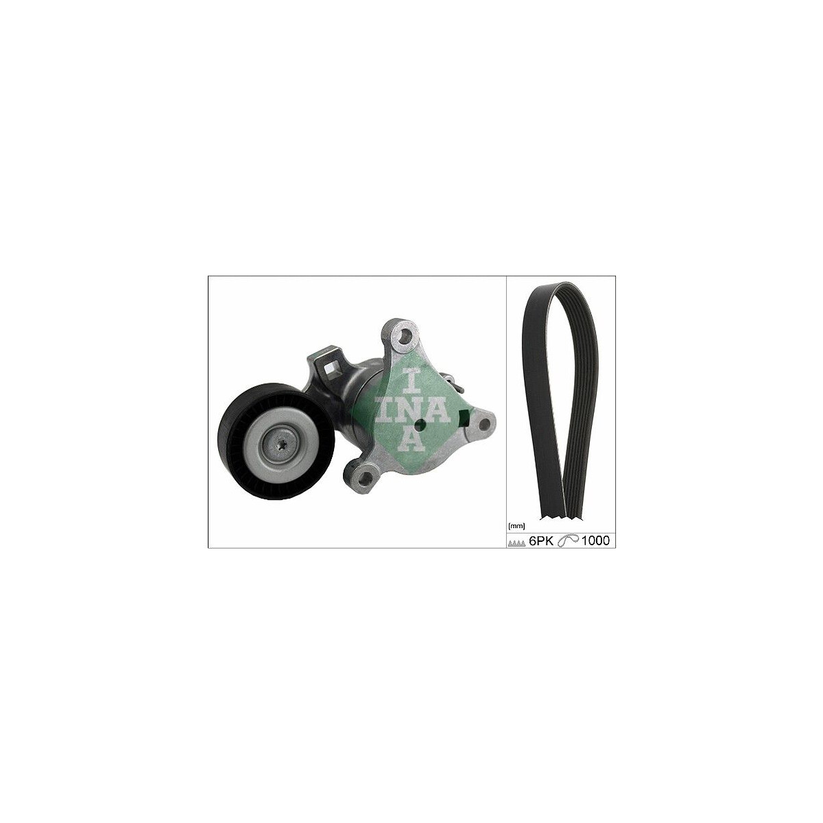 Schaeffler INA Keilrippenriemensatz 529 0214 10 - 529021410 für 16 112 792 80
