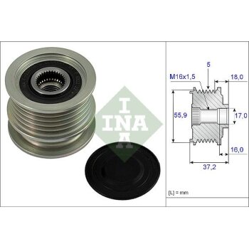 Schaeffler INA Generatorfreilauf 535 0009 10 - 535000910...