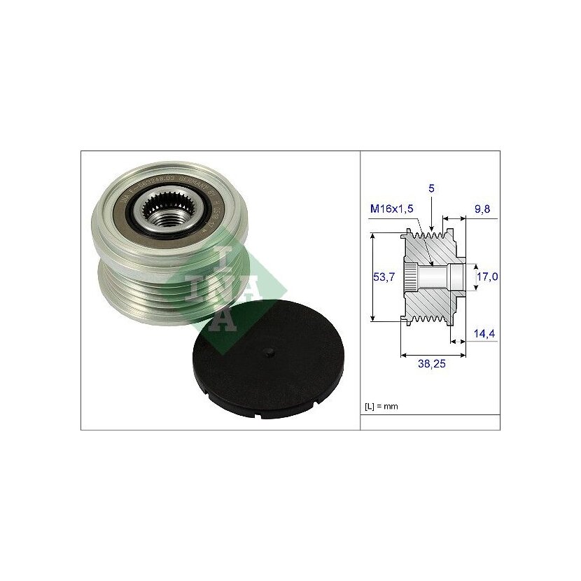 Schaeffler INA Generatorfreilauf 535 0242 10 - 535024210 für 12 02 243