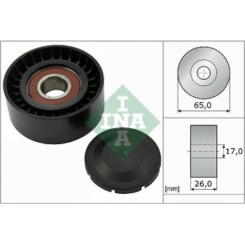 Schaeffler INA Umlenk-/Führungsrolle,...