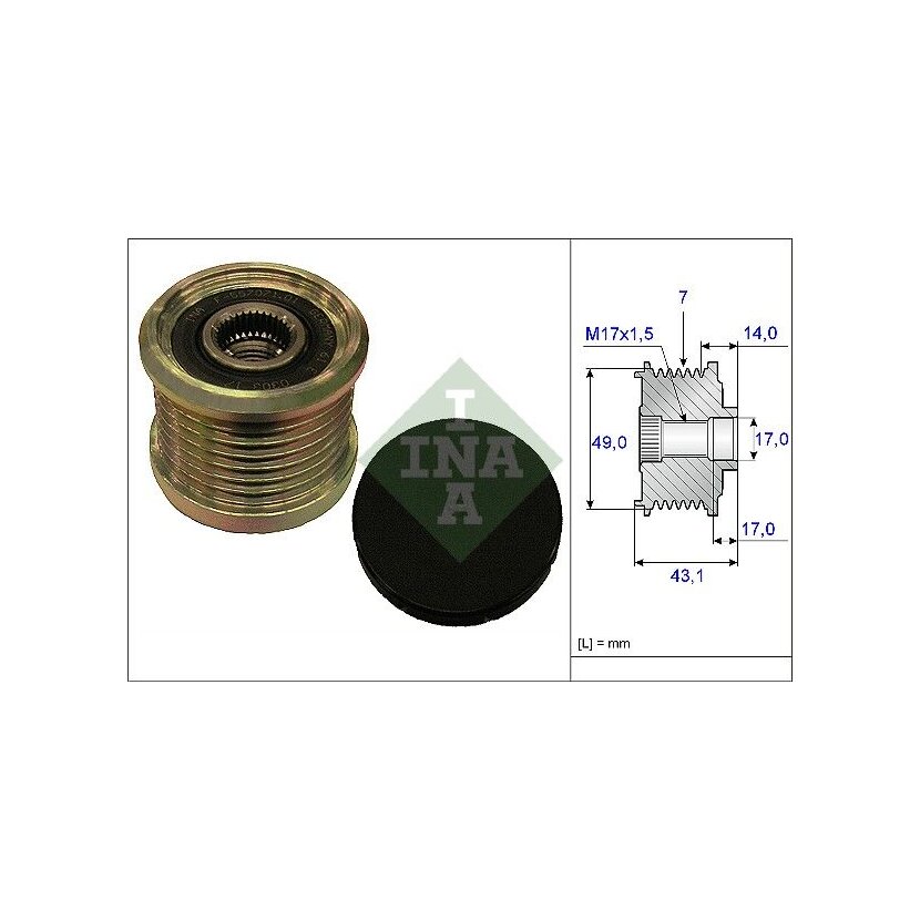 Schaeffler INA Generatorfreilauf 535 0163 10 - 535016310