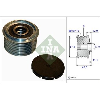 Schaeffler INA Generatorfreilauf 535 0069 10 - 535006910...