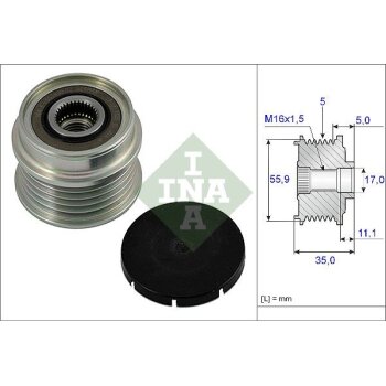 Schaeffler INA Generatorfreilauf 535 0005 10 - 535000510...