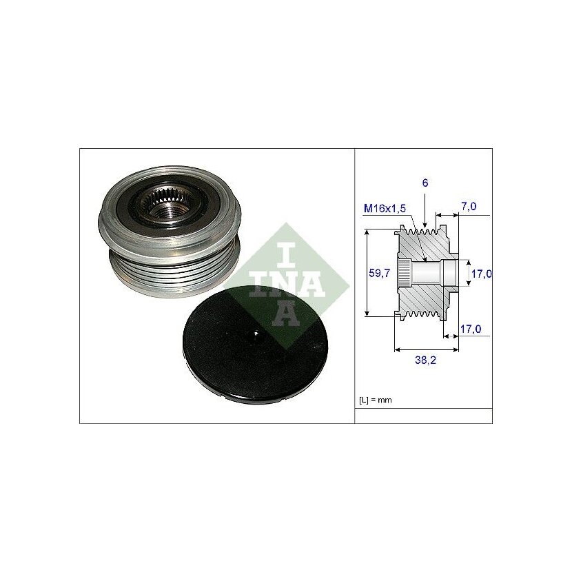 Schaeffler INA Generatorfreilauf 535 0064 10 - 535006410 für 1530193