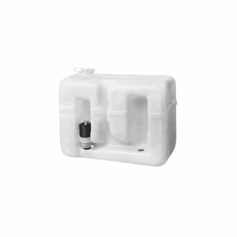 HELLA Waschwasserbehälter, 24V, weiß, 8Liter passend für Scheibenreinigungsanlage- 8BW 003 966-037