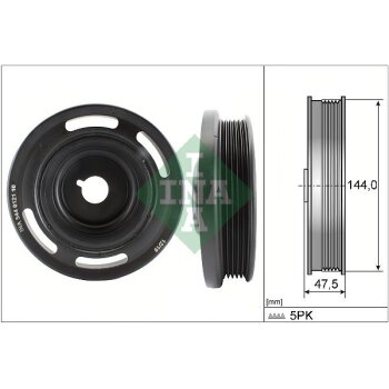 Schaeffler INA Riemenscheibe, Kurbelwelle 544 0121 10 -...