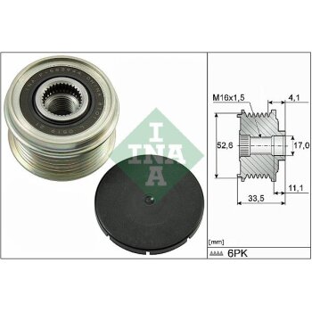 Schaeffler INA Generatorfreilauf 535 0025 10 - 535002510...