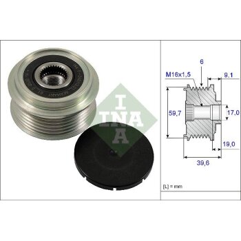 Schaeffler INA Generatorfreilauf 535 0065 10 - 535006510...