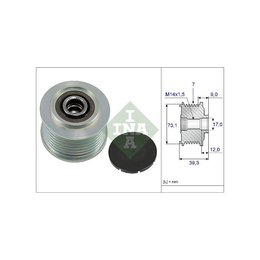 Schaeffler INA Generatorfreilauf 535 0214 10 - 535021410 für 31100-RBD-E02
