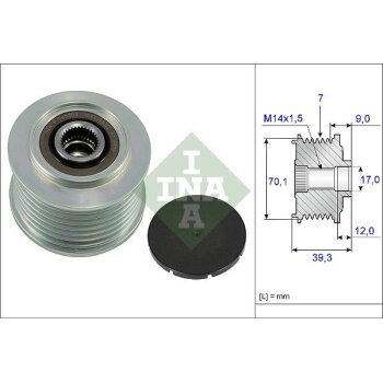 Schaeffler INA Generatorfreilauf 535 0214 10 - 535021410...