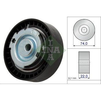 Schaeffler INA Spannrolle, Zahnriemen 531 0876 10 -...