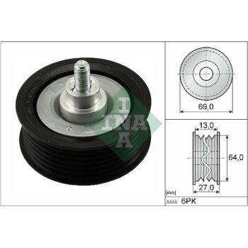 Schaeffler INA Umlenk-/Führungsrolle,...