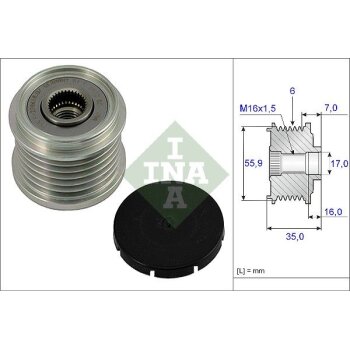 Schaeffler INA Generatorfreilauf 535 0014 10 - 535001410...