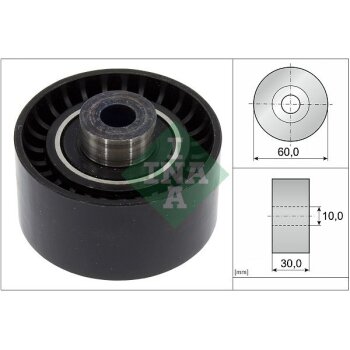 Schaeffler INA Umlenk-/Führungsrolle, Zahnriemen 532...