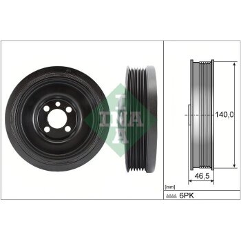 Schaeffler INA Riemenscheibe, Kurbelwelle 544 0138 10 -...