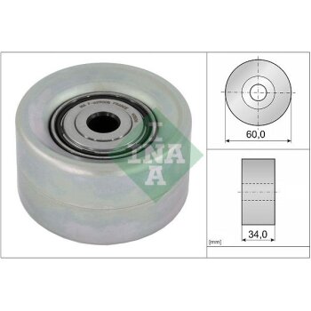 Schaeffler INA Umlenk-/Führungsrolle,...