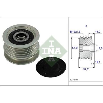 Schaeffler INA Generatorfreilauf 535 0018 10 - 535001810...