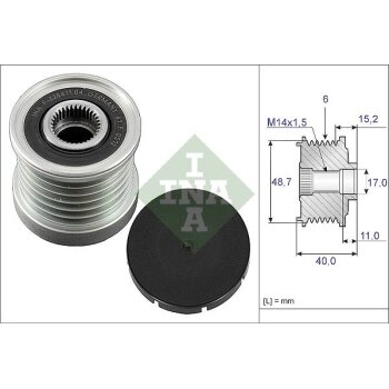 Schaeffler INA Generatorfreilauf 535 0038 10 - 535003810...