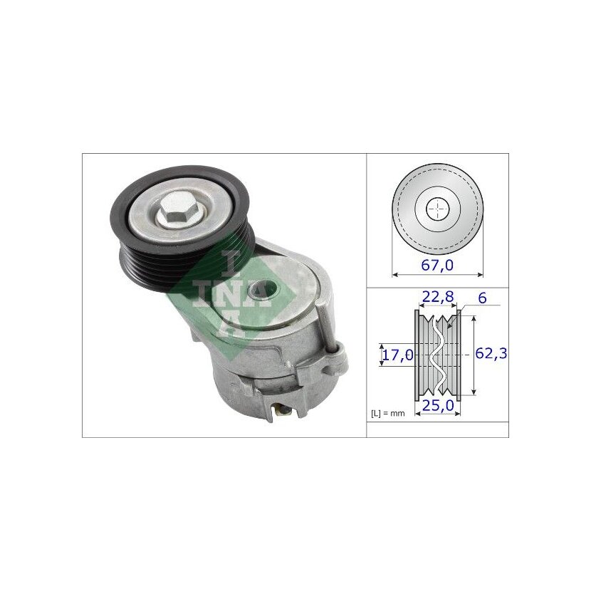 Schaeffler INA Riemenspanner, Keilrippenriemen 534 0246 10 - 534024610 für 022 145 299 C