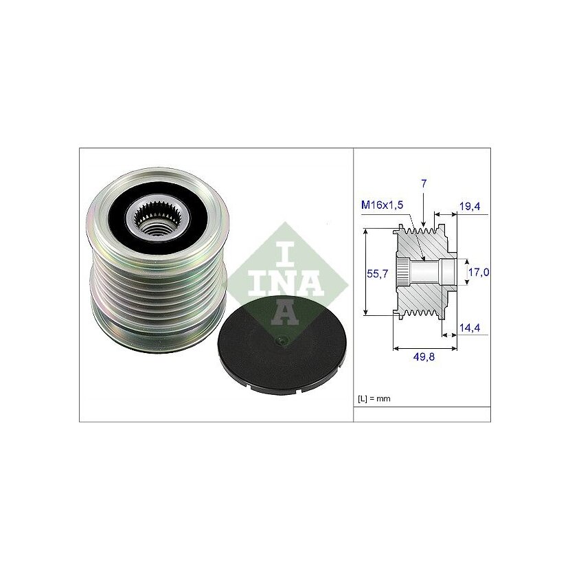 Schaeffler INA Generatorfreilauf 535 0165 10 - 535016510 für 271 154 09 02