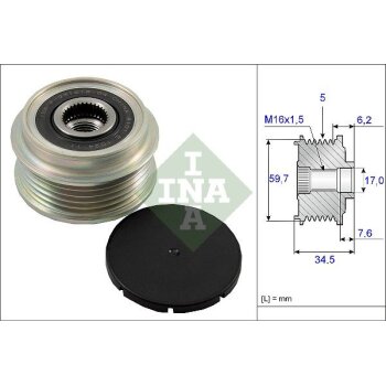 Schaeffler INA Generatorfreilauf 535 0034 10 - 535003410...