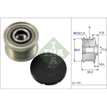 Schaeffler INA Generatorfreilauf 535 0127 10 - 535012710...